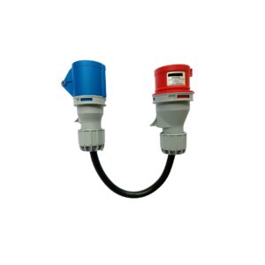 ADAPTADOR TOMADA 16A 220V PARA PLUGUE 16A ​3p+n+t  ​380v