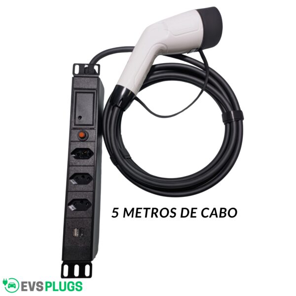 ADAPTADOR DE DESCARGA V2L TIPO 2 COM RÉGUA DE TOMADAS - Imagem 3