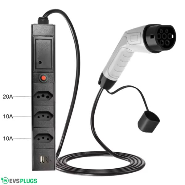 ADAPTADOR DE DESCARGA V2L TIPO 2 COM RÉGUA DE TOMADAS - Imagem 2